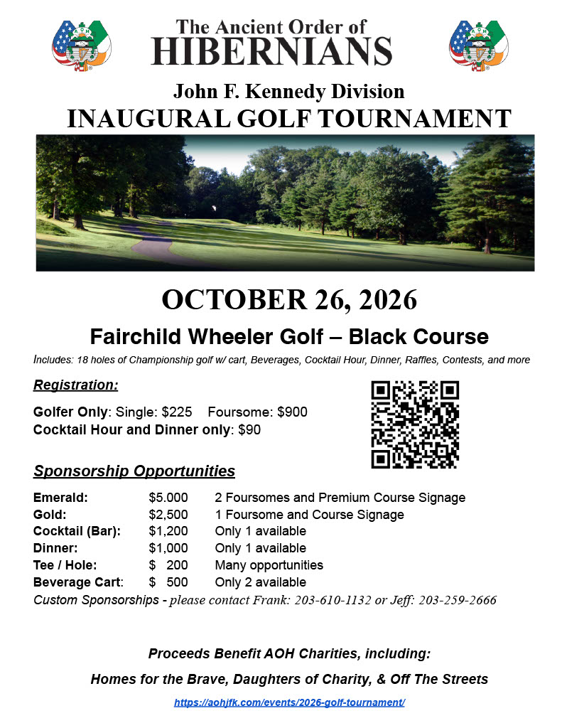 AOC Golf Fundraiser Flyer